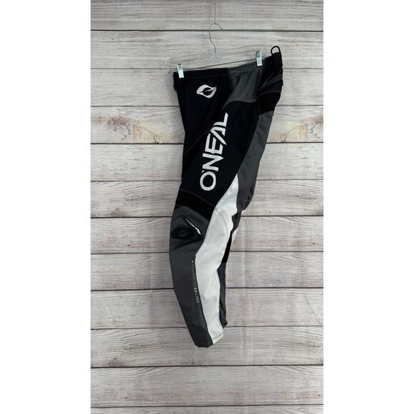 O'Neal Advanced Racing Technology Motocross Pants Mens 28 Black Gray Hip Pads - Picture 4 of 13